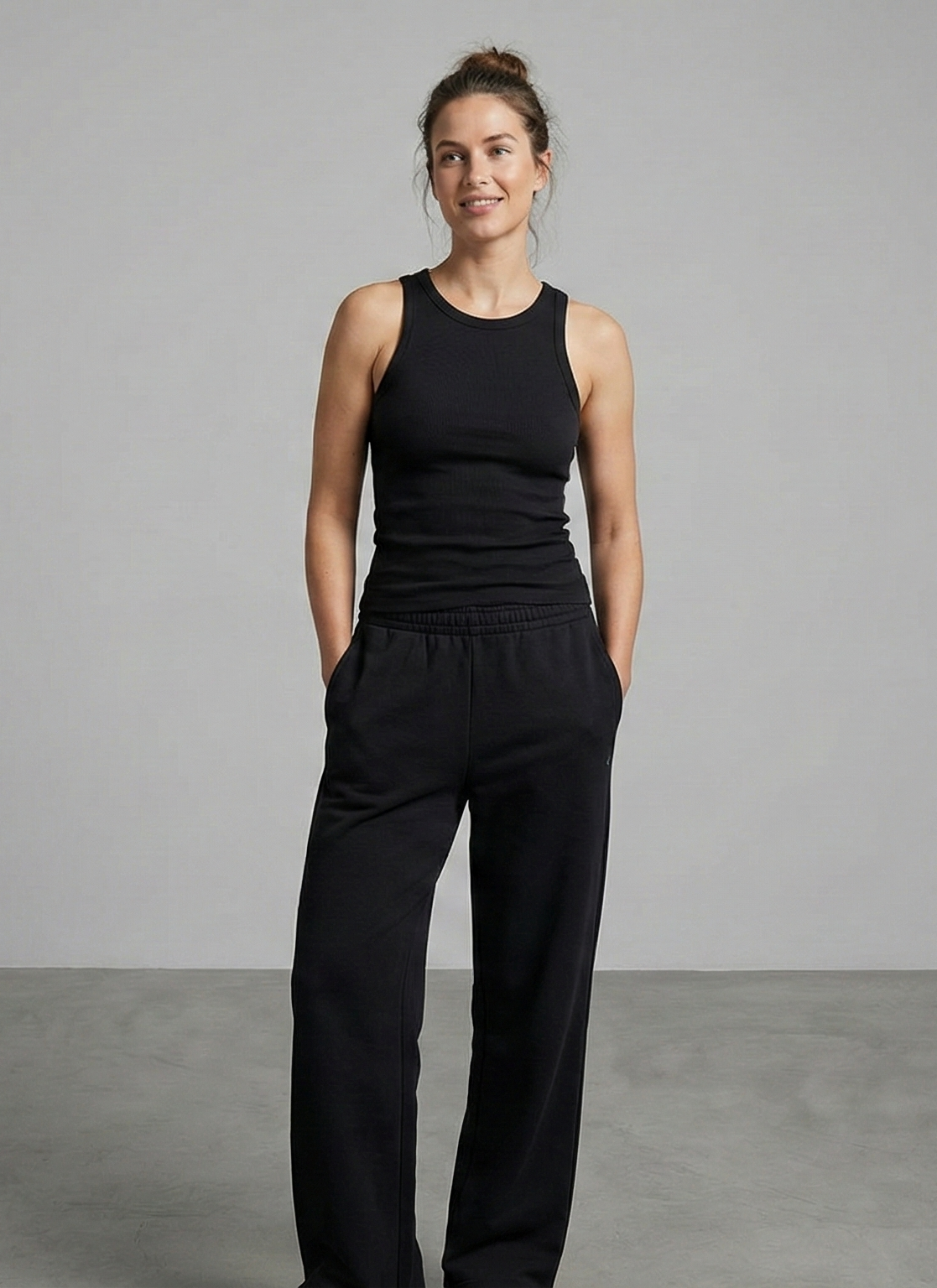 Thermal Tank Top - Black