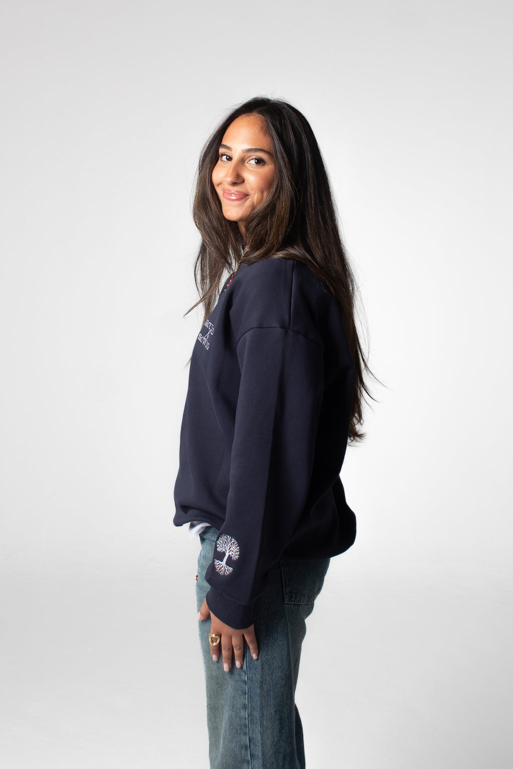GROUNDED & GROWING Crewneck Sweatshirt - Navy