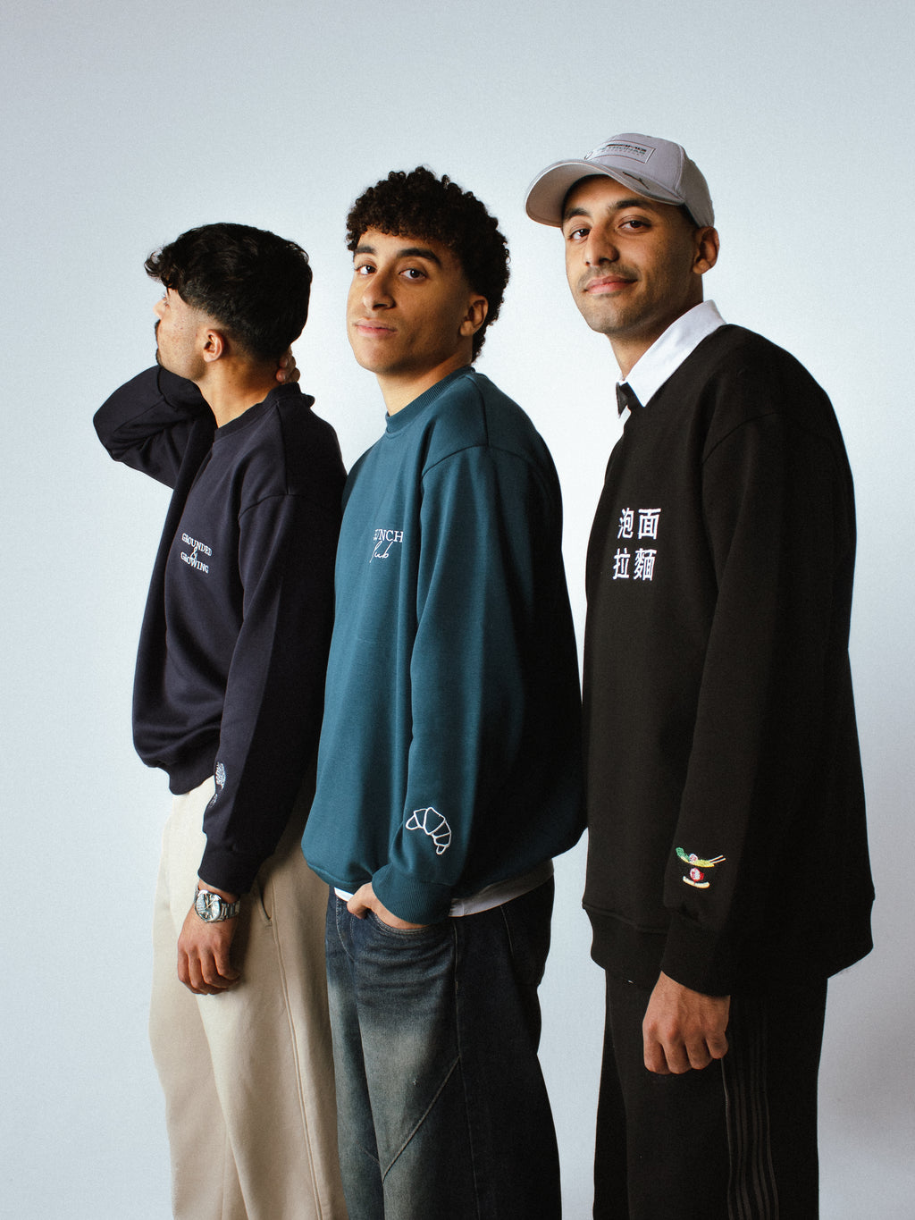 BRUNCH CLUB Crewneck Sweatshirt - Teal